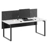 Zacouztix Acoustic Privacy Screen Desk Dividers Black