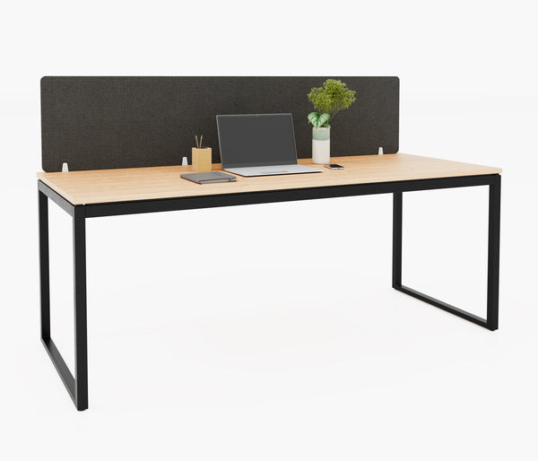 Zacouztix Acoustic Screen Desk Dividers Black