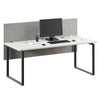 Zacouztix Acoustic Privacy Screen Desk Dividers Grey