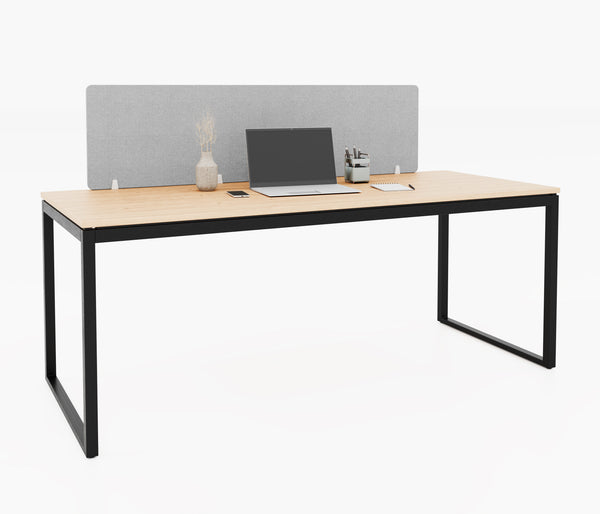 Zacouztix Acoustic Screen Desk Dividers Grey