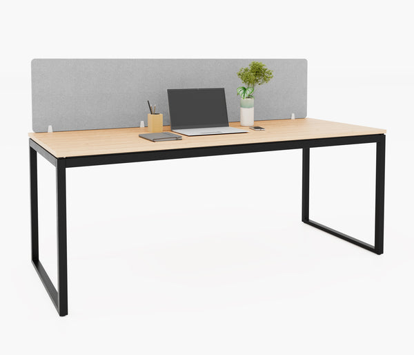 Zacouztix Acoustic Screen Desk Dividers Grey