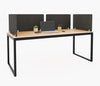 Zacouztix Acoustic Screen Desk Dividers Black